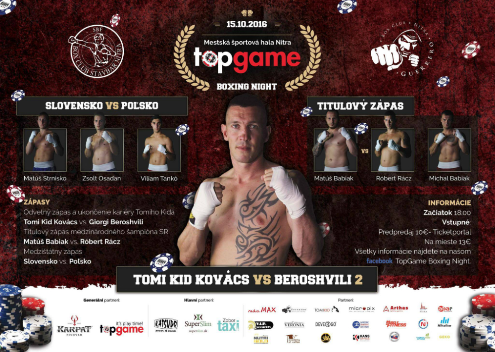 TopGame Boxing Night - Nitra