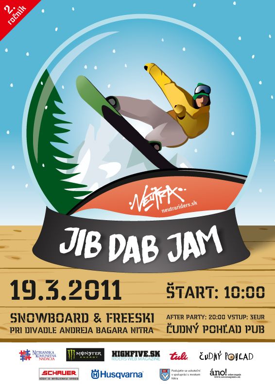 Jib Dab Jam Nitra 2011 plagát