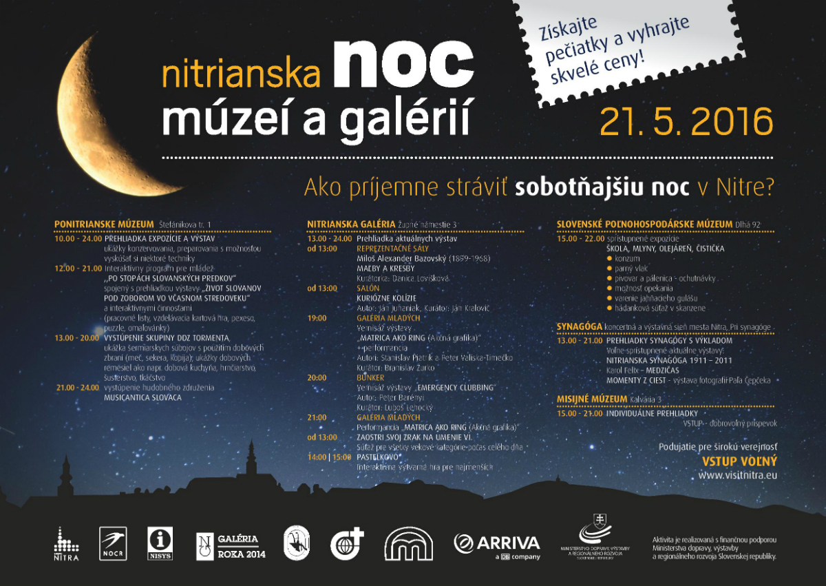 Noc múzeí a galérii Nitra 2016