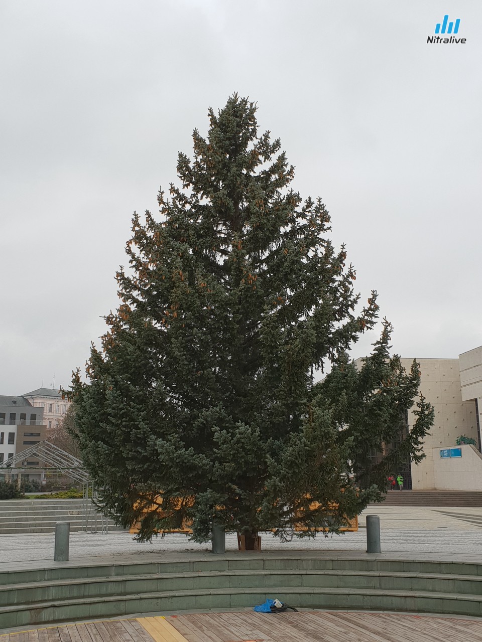 Vianočné mestečko na Svätoplukovom námestí v Nitre, 2018