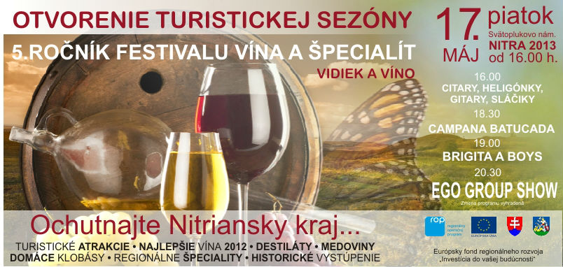 Festival vín a špecialít Nitra 2013
