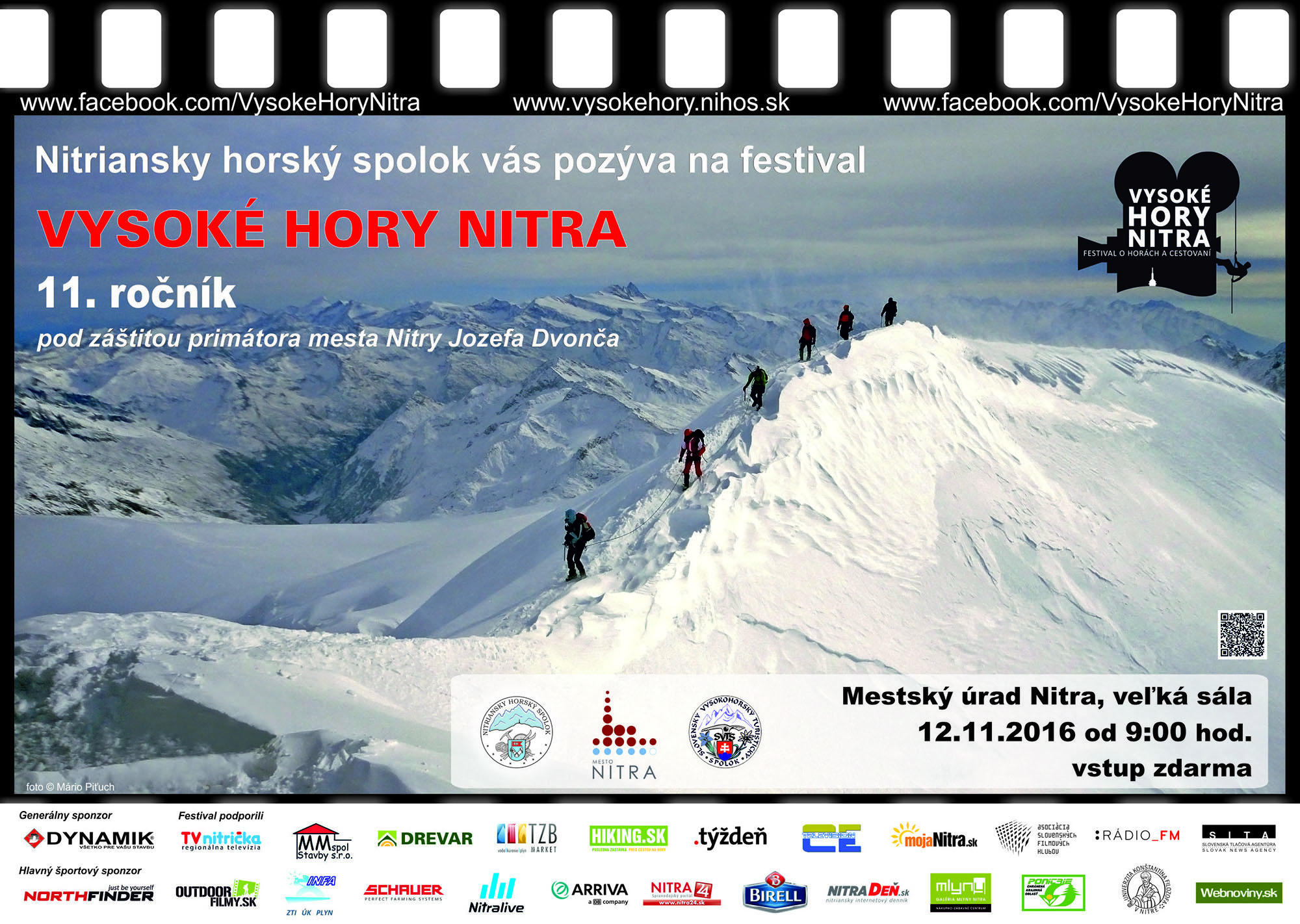 Vysoké hory Nitra 2016 - program