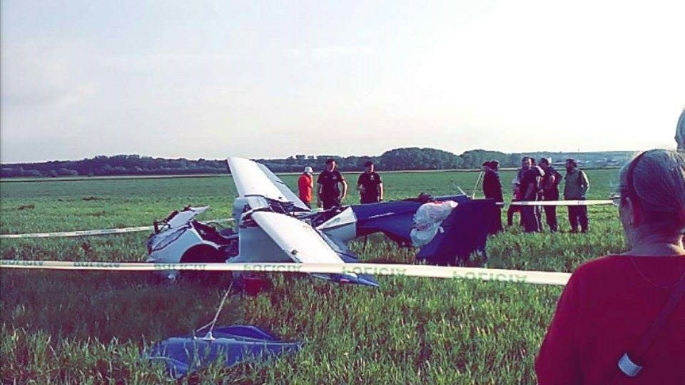 Aeromobil Nitra - nehoda