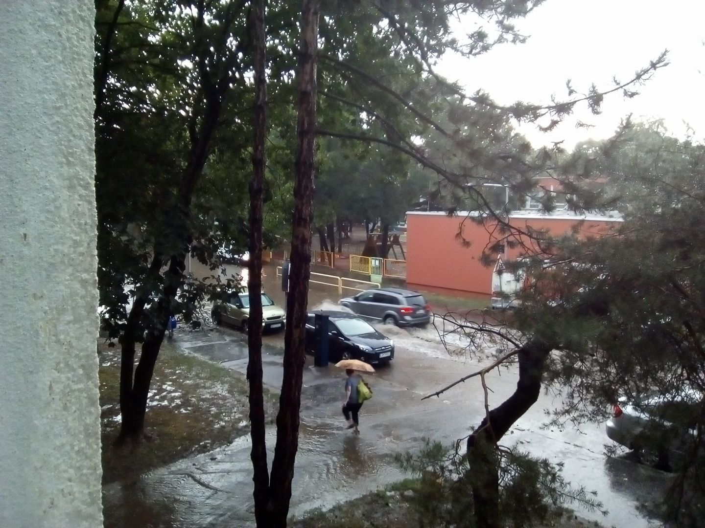 Potopa, Párovce v Nitre, 24.júl 2017