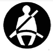 Symbol bezpečnostné pásy