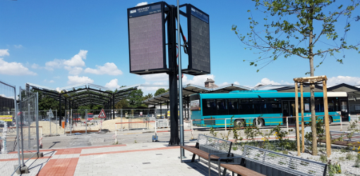 Aktuálne fotografie z rekonštrukcie autobusovej stanice v Nitre