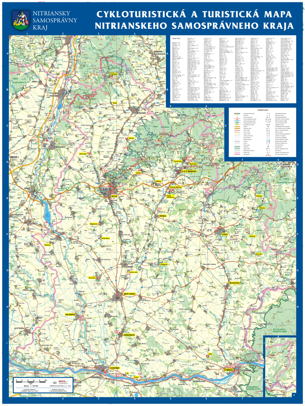 Cyklotrasy - mapa NSK