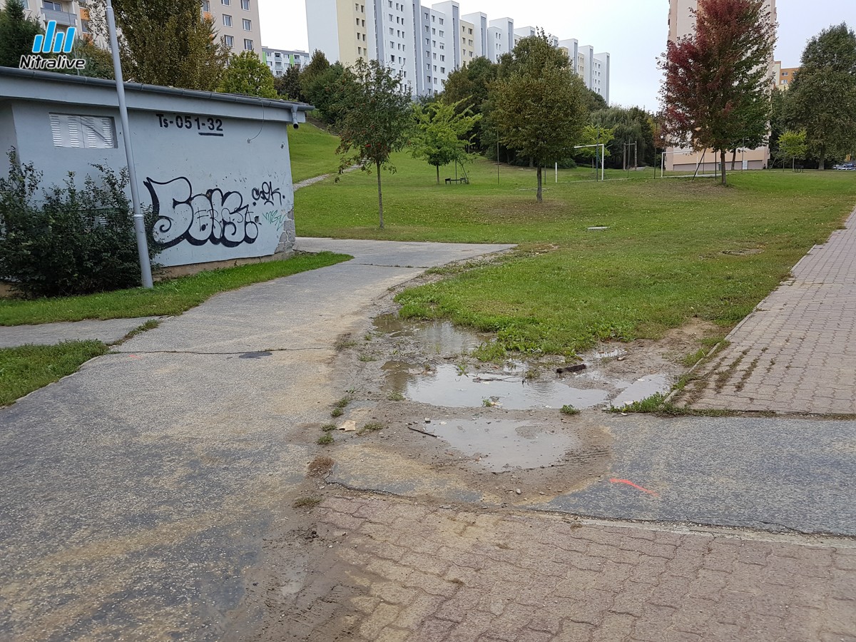 Parkovisko Škultétyho ulica Nitra - výstavba