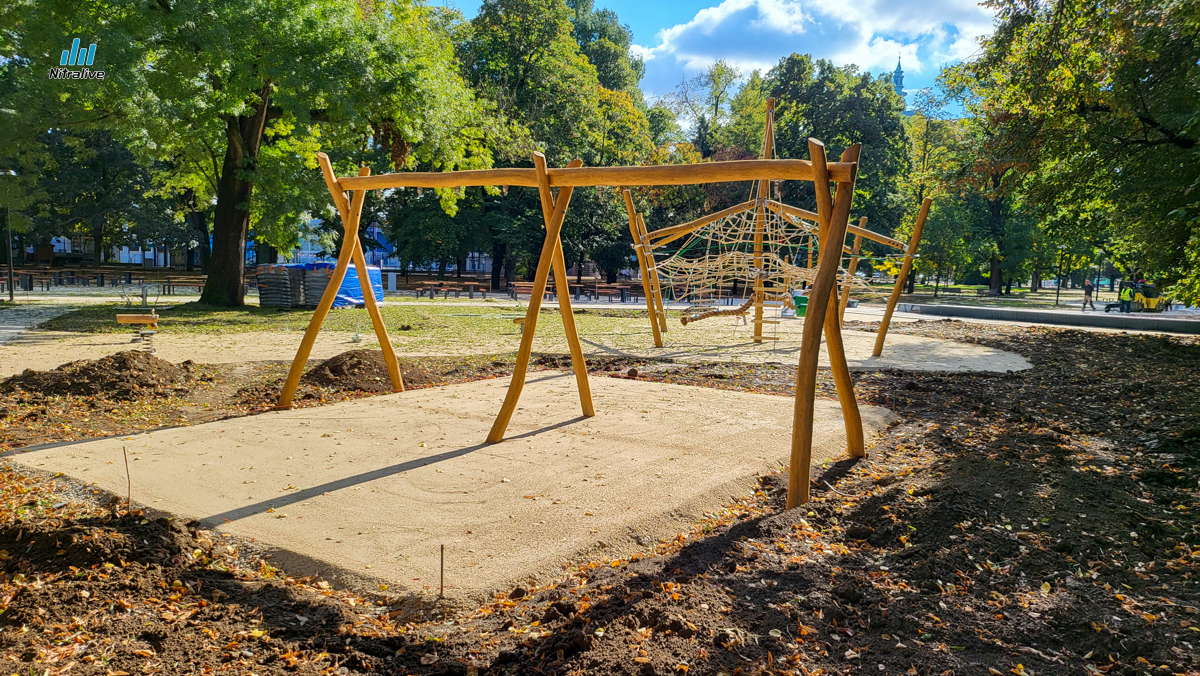 Revitalizácia 
Starý park Nitra, foto október 2023