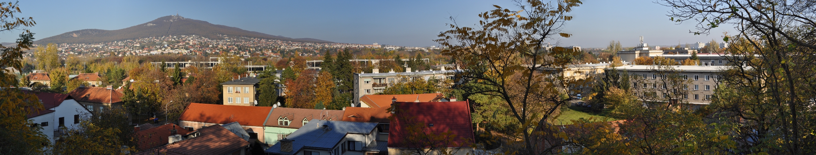 Nitra jeseň panoráma