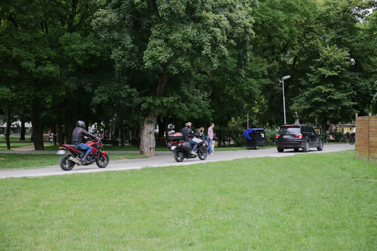 Park Sihoť Nitra - zákaz vjazdu