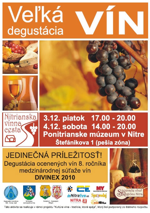 Degustácia vín Nitra plagát