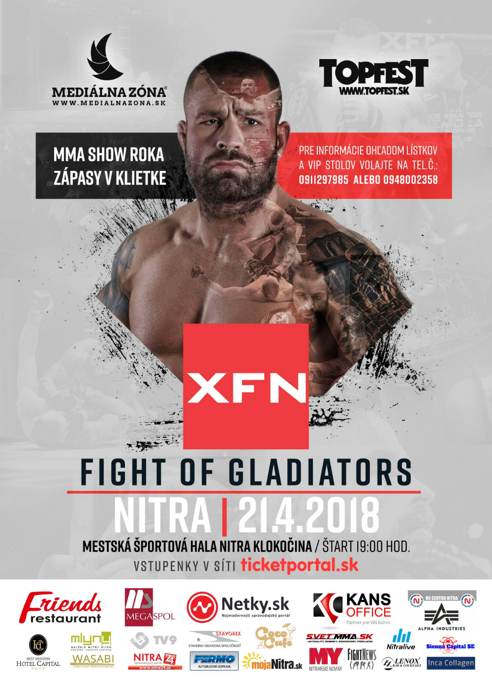 Fight of gladiatiors 2018 Nitra