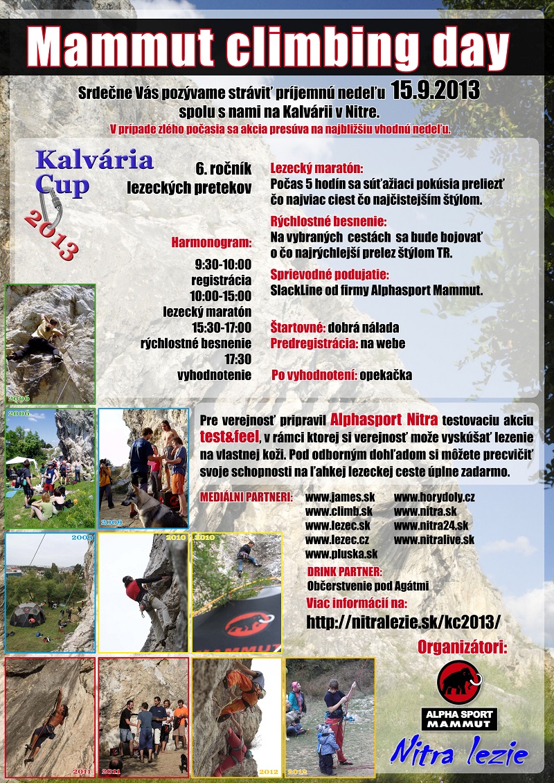Mammut climbing day 2013, plagát