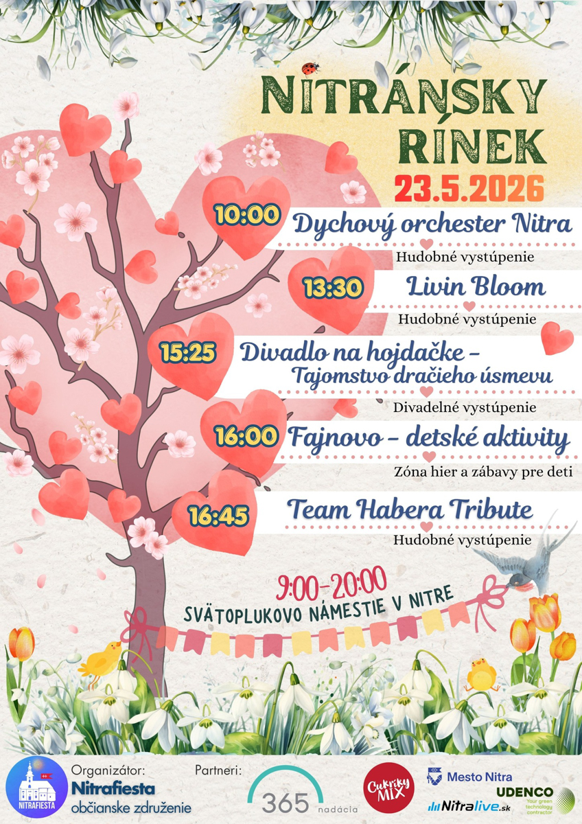 Nitránsky rínek, edícia jar 2026 (23. máj)