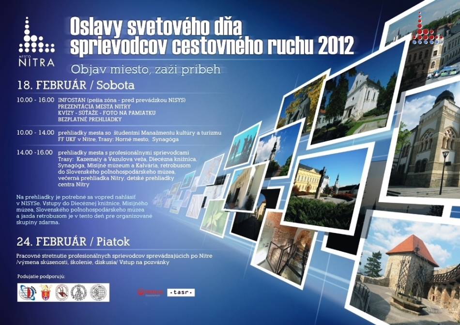 Svetový deň sprievodcov cestovného ruchu 2012 Nitra