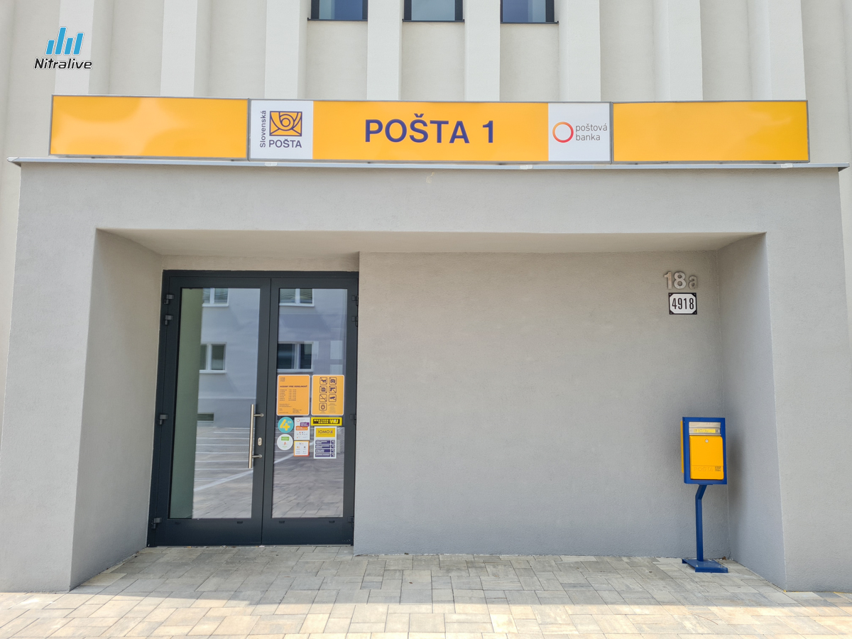 Slovenská pošta ruší v Nitre dve pobočky, poštu v MAXe a OC galérii