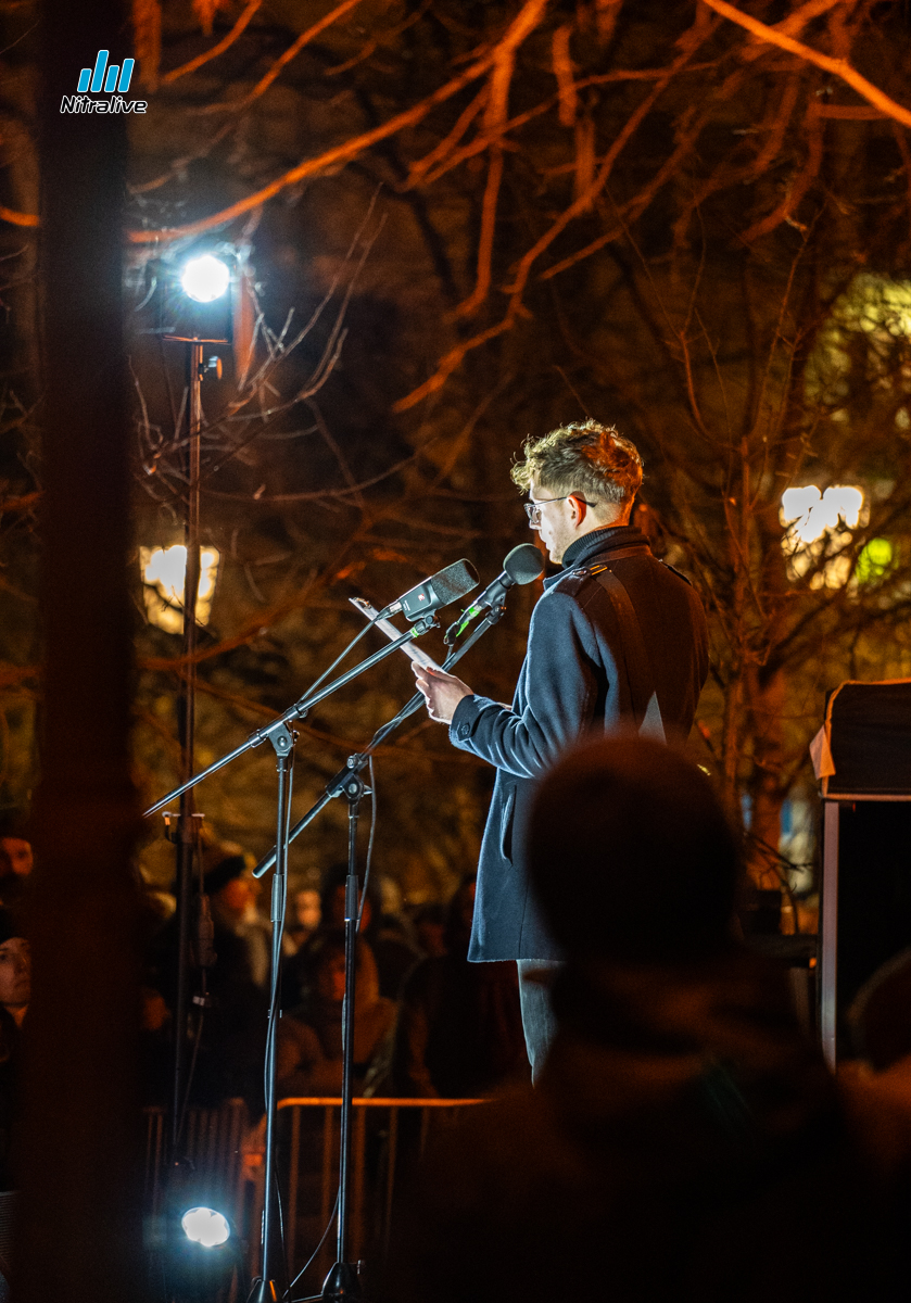 FOTO: Protest s podtitulkom 7 rokov bez Jána a Martiny aj v Nitre (21.2.2025)