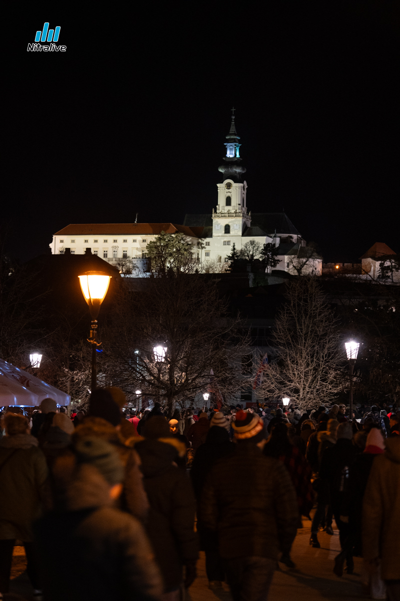 FOTO: Protest s podtitulkom 7 rokov bez Jána a Martiny aj v Nitre (21.2.2025)