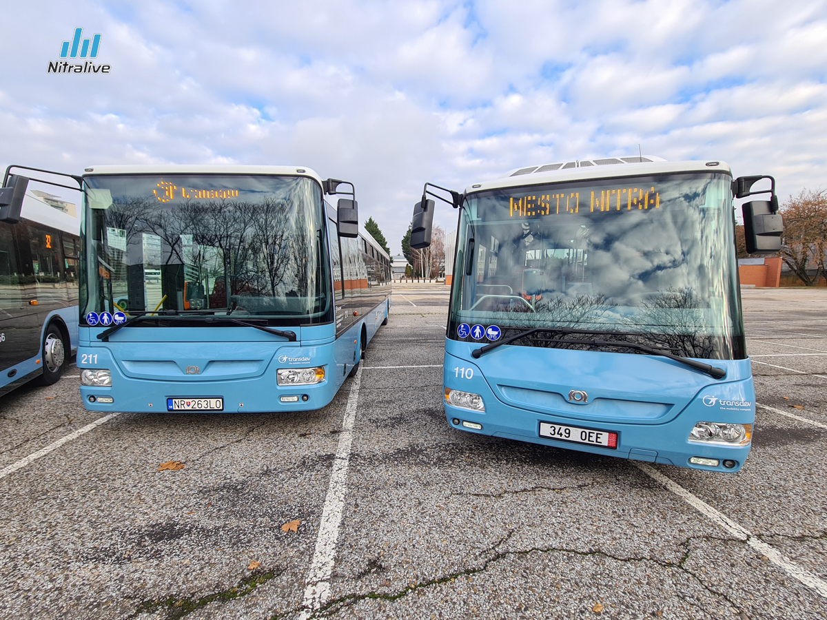 Autobusy MHD Nitra Transdev, foto