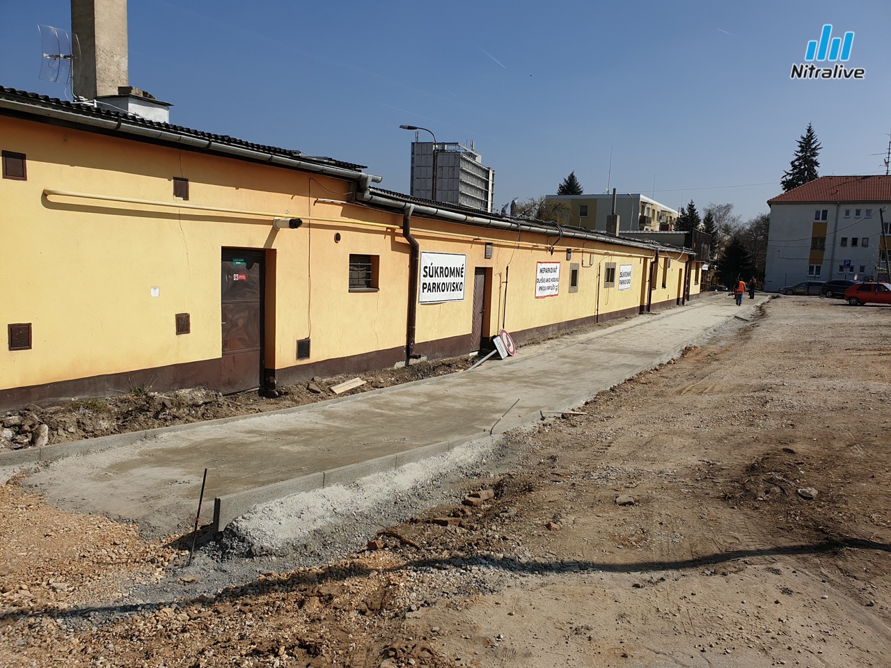 Aktuálny stav rekonštrukcie autobusovej stanice v Nitre (marec 2019)