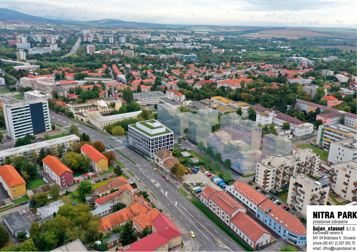 Nová budova NSK, Štefánikova ulica Nitra, vizualizácia