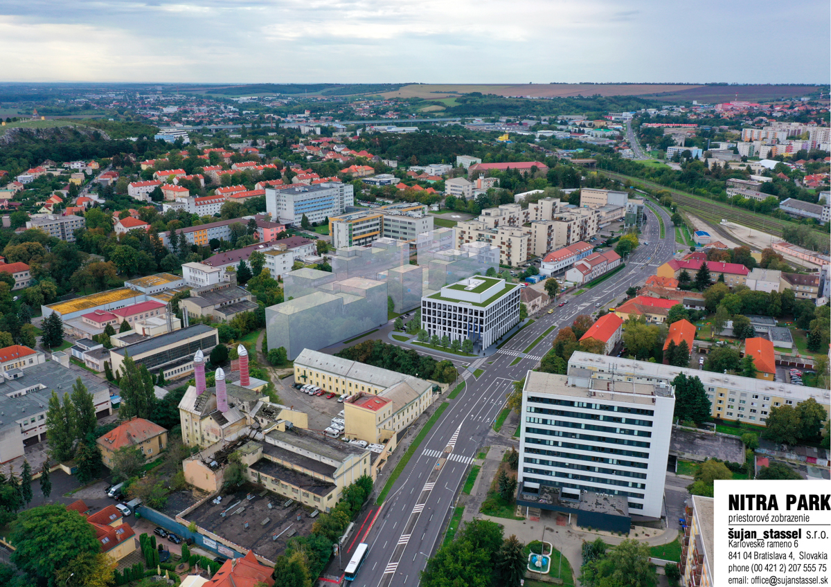 Nová budova NSK, Štefánikova ulica Nitra, vizualizácia