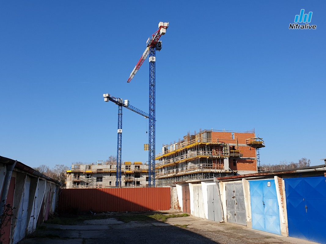 Bytové domy Brezový háj, výstavba, december 2019