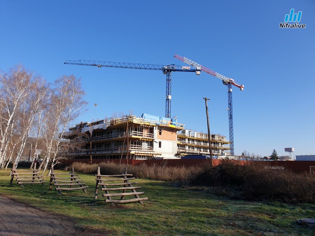 Bytové domy Brezový háj, výstavba, december 2019