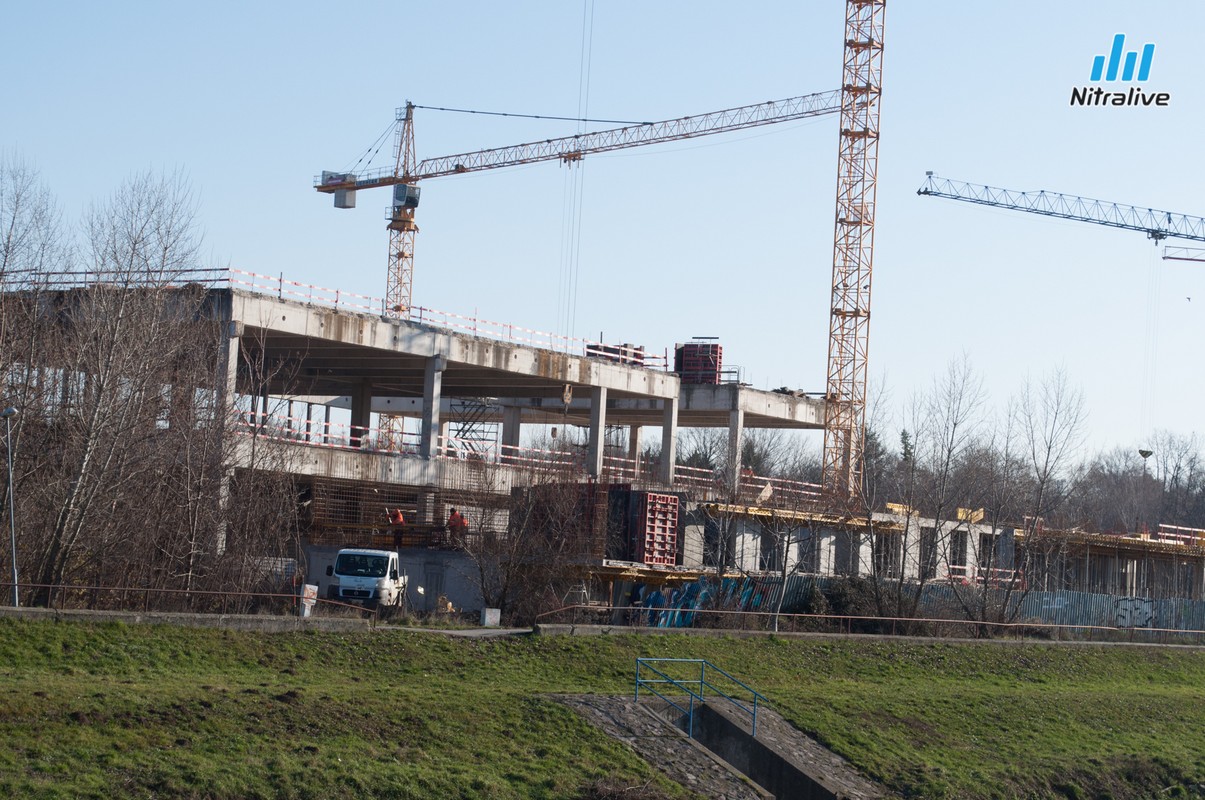Promenada Living Park Nitra, výstavba, december 2019