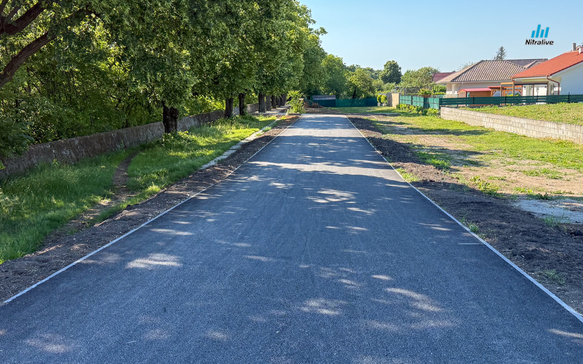 Cyklotrasa prepoj - Krškany, Nitra pri starom mlyne