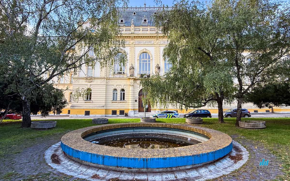 Fontána Okresný súd Nitra, rekonštrukcia