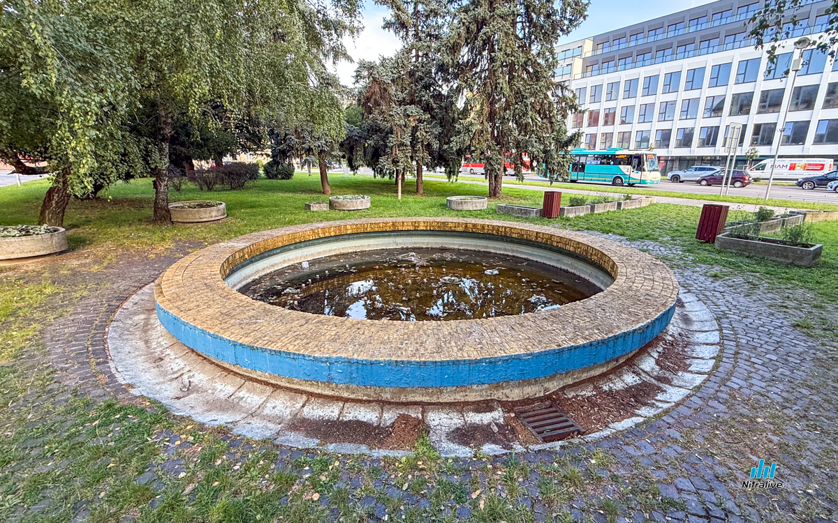 Fontána Okresný súd Nitra, rekonštrukcia