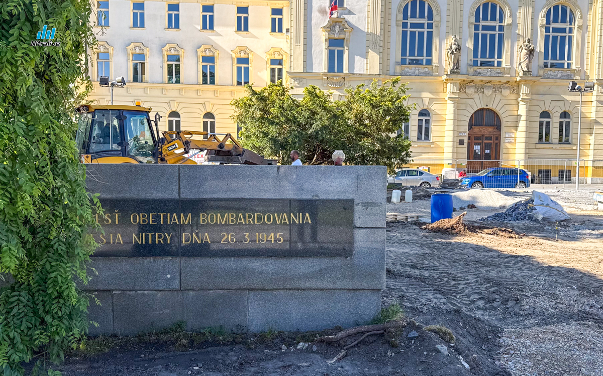 Fontána Okresný súd Nitra, rekonštrukcia