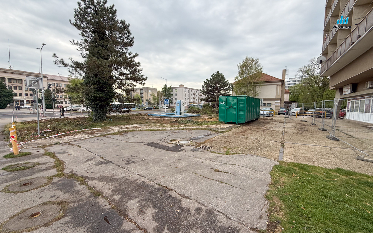 Revitalizácia fontány Okresný úrad Nitra