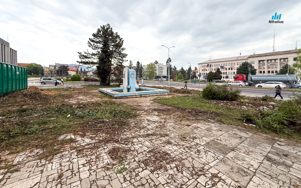 Revitalizácia fontány Okresný úrad Nitra