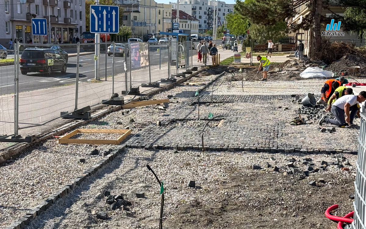 Revitalizácia fontány Okresný úrad Nitra