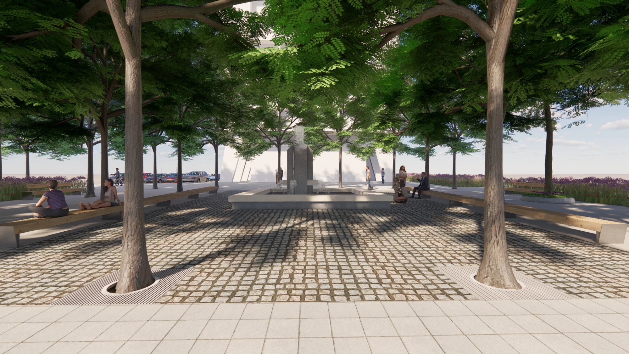 Revitalizácia fontány Okresný úrad Nitra