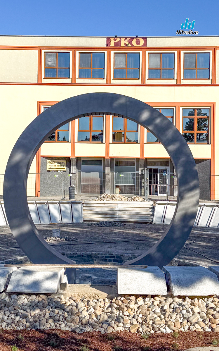Fontána PKO Nitra, pôvodný stav