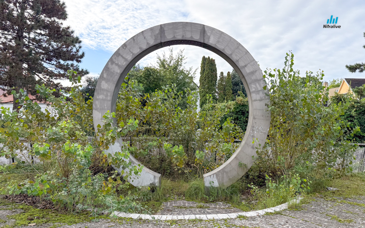 Fontána PKO Nitra, pôvodný stav