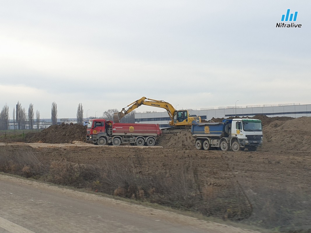 Hornbach Nitra, výstavba, december 2019