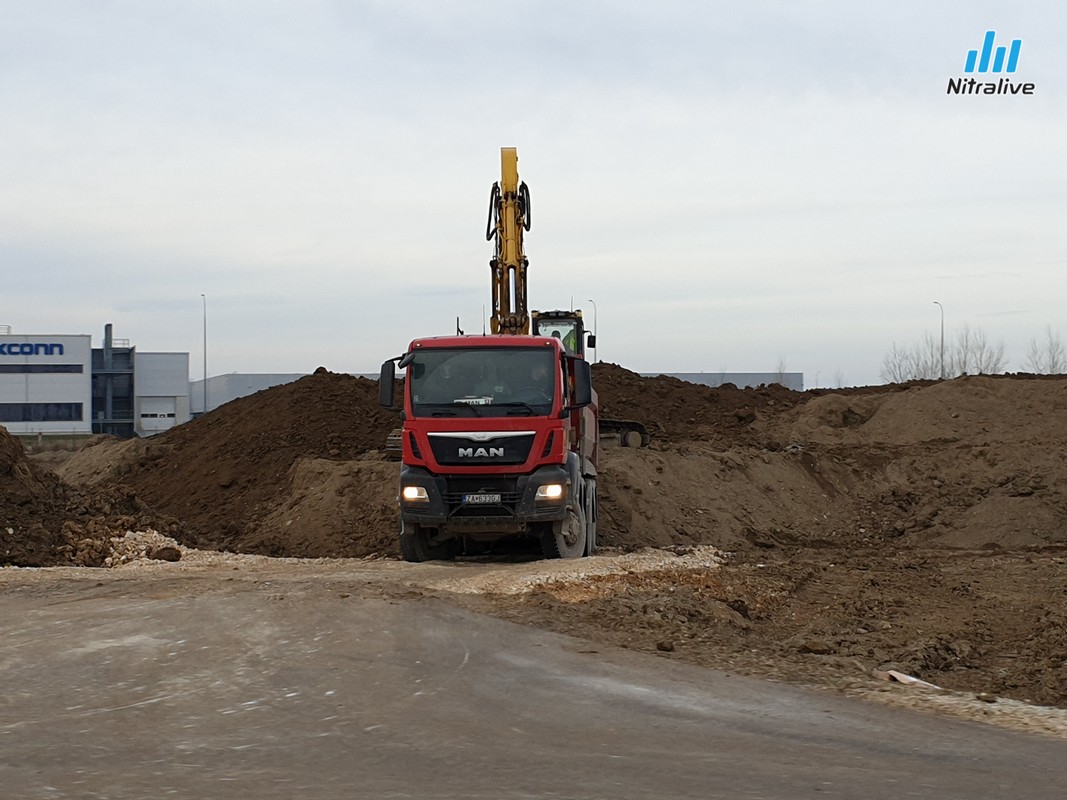 Hornbach Nitra, výstavba, december 2019