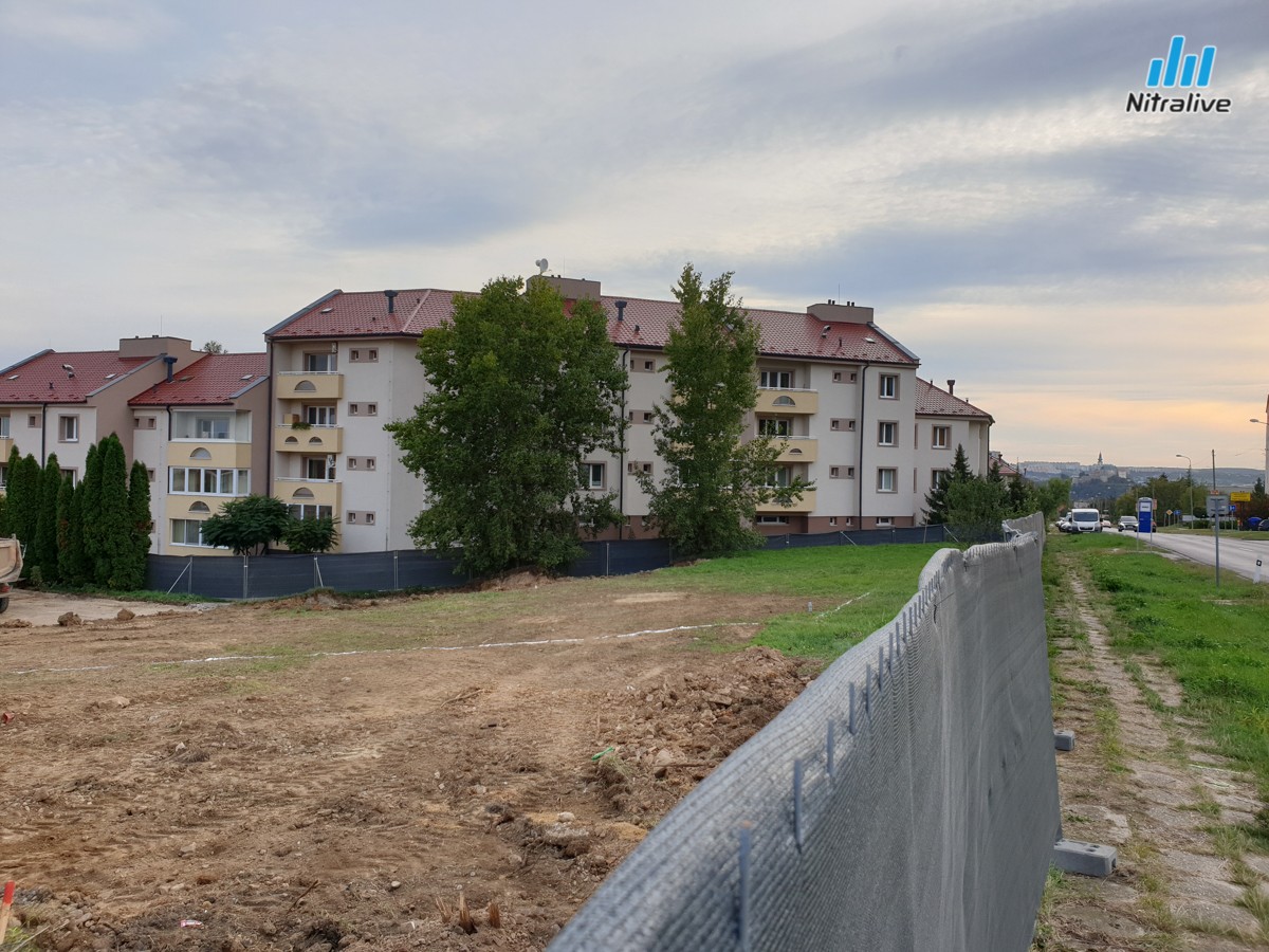 Rezidenčný projekt Jelenecká, Jelenecká ulica, Zobor, výstavba september 2019