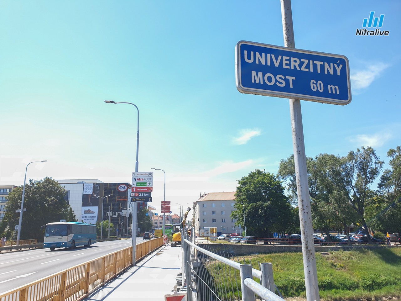 Rekonštrukcia Univerzitného mosta aktuálne + informácie o uzávierke (4. júl 2019)