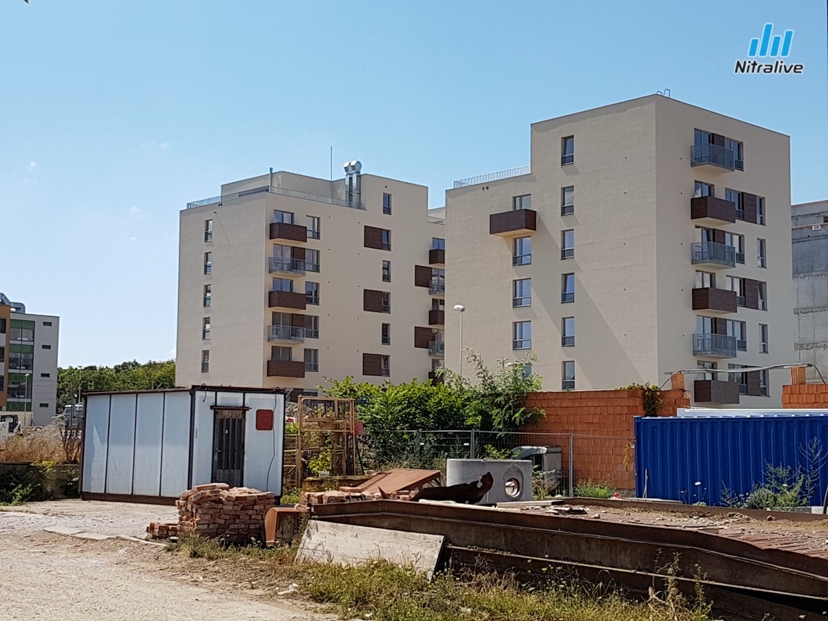 Nová Nitra - aktuálne foto z výstavby, 17. júl 2017