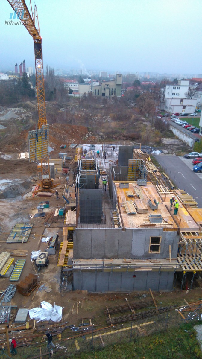 Nová Nitra výstavba december 2015
