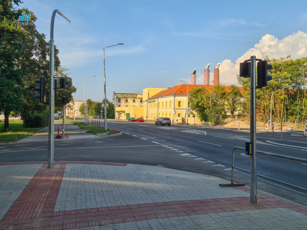 Začali práce na výstavbe križovatky Štefánikova - Nová Nitra