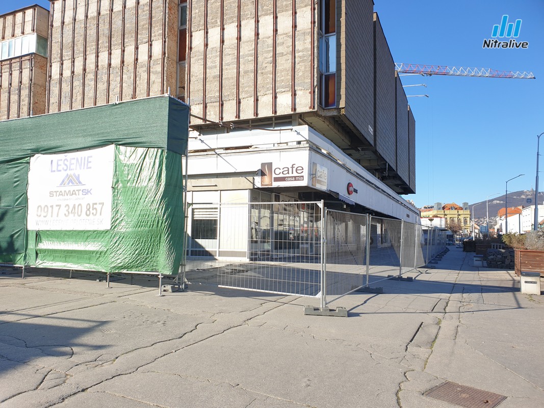 OD Tesco Nitra - rekonštrukcia, marec 2020