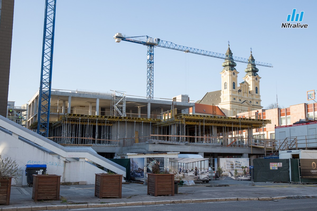 Orbis Nitra výstavba november 2019
