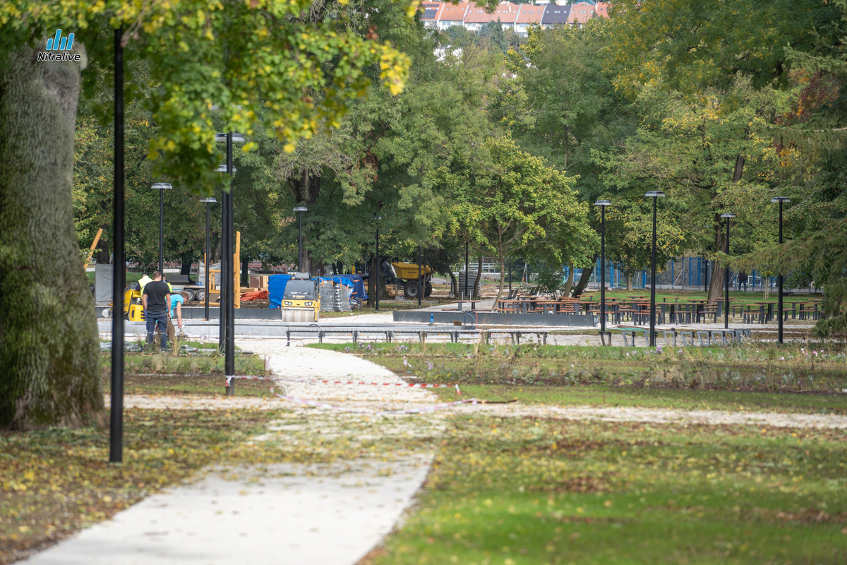 Revitalizácia 
Starý park Nitra, foto október 2023